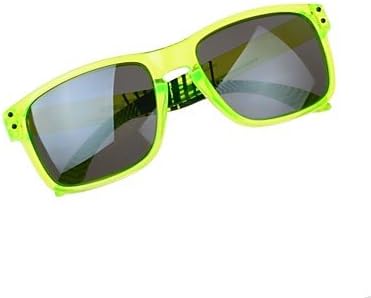 Meno's Mirrored Rectangle Eco PC Eco-Style Sunglasses