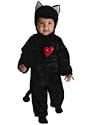 Child Size 2T Blinking Heart Black Kitty Costume