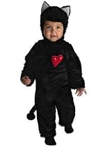 Child Size 2T Blinking Heart Black Kitty Costume