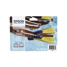 Epson PicturePack T5844 - Print cartridge / paper kit - 1 x colour (cyan, magenta, yellow, black) - 50 pages