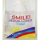 Jesus Loves You Vinyl Tote - 12 pieces