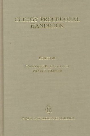 Clergy Procedural Handbook under Canon Law in The Books Store