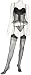 Apparel : Cinema Etoile Women's Bustier With Garter And Matching Hose