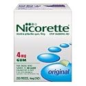 Nicorette- 4mg Original Gum, 200 pieces