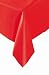 Plastic Rectangular TableCovers 54" x 108" - 20 Colors Color: Red