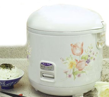 Deluxe 5.5 Cups Cool Touch Rice Cooker and Steamer