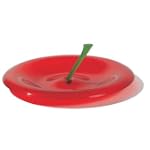 Koziol Big Apple Transparent Red Fruit Dish, 375 by 375 by 130mm