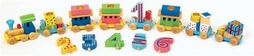 Toys pure - Geburtstagszug Lok mit 7 Anhaengern