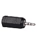2.5mm to 3.5mm Stereo Audio Jack Adapter