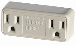 Farm Innovators Thermo Cube Thermostatically Controlled Outlets Model TC-3 - On at 35&deg;F, Off approx. 45&deg;F