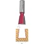Freud 22-114 3/4-Inch Diameter 7-Degree Dovetail Router Bit with 1/2-Inch Shank