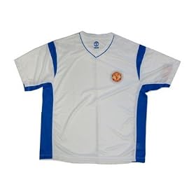 New Lightweight Manchester United Dri-Fit Soccer Jersey - White (Size Large)