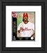 Framed Jimmy Rollins Philadelphia Phillies Photograph