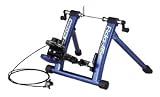 Minoura E-RDA-850 Rim Drive Trainer  w/ Riser Block Blue