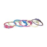 16 Pink rolled snake print leather dog collar from Dog Collars