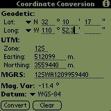 Coord--Coordinate Conversion Program