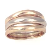 14K 2-Tone Triple Band