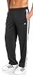 adidas Men's Essentials 3-Stripes Open Hem Fleece Pant