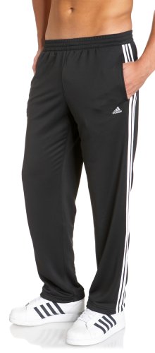 adidas Men s Essentials 3-Stripes Open Hem Fleece Pant