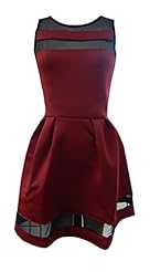 Junior Mesh Flowy Sleeveless Polyester/Spandex/Scuba/Knit Cocktail Skater Dress/Evening Dress/Party Dress/Wedding Dress 