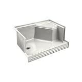 KOHLER K-9489-0 Memoirs 60-Inch Shower Receptor, White