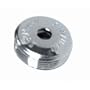 Pyramid Crank Dust Cover Pyramid Chrome Plated Plastic Each