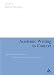 Academic Writing in Context: Implications and Applications