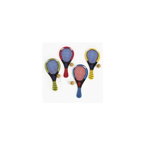 TENNIS RAQUET PADDLEBALLS (1 DOZEN) - BULK