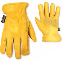 Click here to buy CUSTOM LEATHERCRAFT 2059 LINED COWHIDE GLOVES by Custom Leather Craft.
