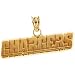 14K Yellow Gold San Diego Chargers Pendant This Item Is Approximately 2.1 grams