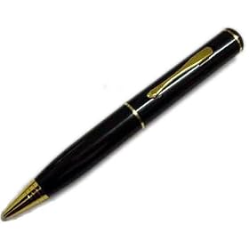4GB Black DVR Spy Pen High Resolution Camcorder (640*480 pixels) by BP Electronics