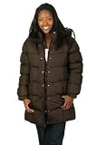 Women's Channel Quilted Puffer Jacket with Faux Fur Trim