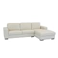 Atherton Bi-Cast Leather Sofa Set - Cream