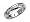 0.90 cts Genuine Pink Sapphire Eternity Band in 18k White Gold Size 5 FREE GIFT BAG!