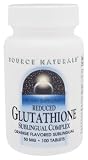 Source Naturals Glutathione Subl Complex, 50mg, 100 tablets 319H329FRQL. SL160 Source Naturals Glutathione Subl Complex, 50mg, 100 tablets