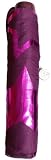 Ladies Fulton Purple Foil Star Superslim Folding Umbrella