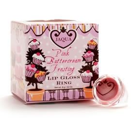 JAQUA - Pink Buttercream Frosting Lip Gloss Ring from amazon.com