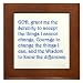 The Serenity Prayer (Words Only) Framed Tile