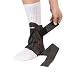 MUELLER Black Soft Ankel Brace with Straps - X-Small