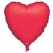 Folienballon Herzballon 45 cm, rot