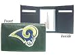 St. Louis Rams Embroidered Leather Tri-Fold Wallet - Football Sports Merchandise