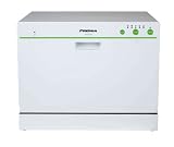 6 Place Settings Electronic Countertop Compact Dishwasher