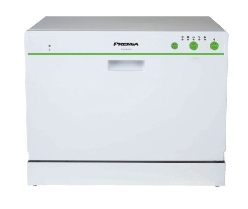 6 Place Settings Electronic Countertop Compact Dishwasher