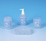 NCAA North Carolina Tar Heels 4-Piece Bath Accessories Set