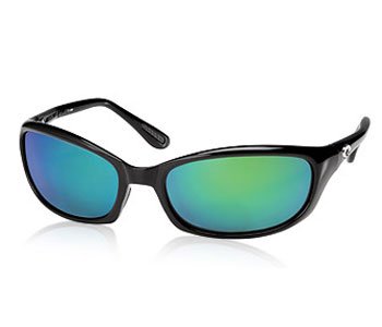 Costa Del Mar Harpoon 580 Glass Mirror Lens sunglasses Tortoise with Green Mirror lenses
