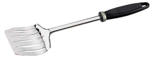 Pedrini Black & Satin Barbeque Turner Stainless Steel
