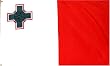 Malta National Country Flag - 3 foot by 5 foot Polyester (New)