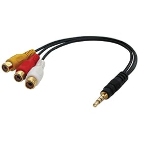 LINDY AV Adapter Cable - Stereo & Composite Video
