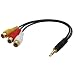 LINDY AV Adapter Cable - Stereo & Composite Video