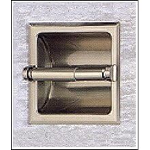 Recessed Toilet Tissue Holder - Satin Nickel